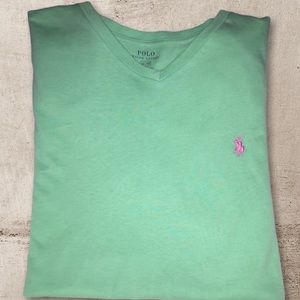 Polo Classic-Fit Short-Sleeved Jersey V-Neck Tee